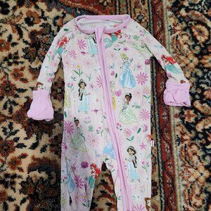 Little Sleepies Disney Princess Zippy Size Newborn